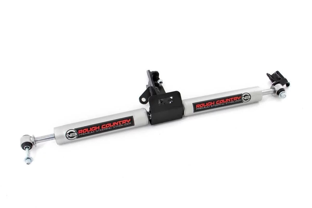 Rough Country 8749630 N3 Dual Steering Stabilizer for 9904 Jeep Grand